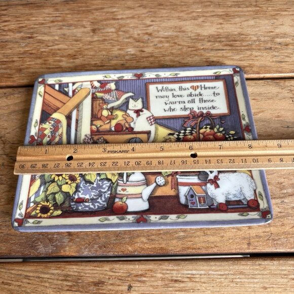 Susan Winget Plate "Within this Home may love abide" Franklin Mint Edition - Picture 4 of 8